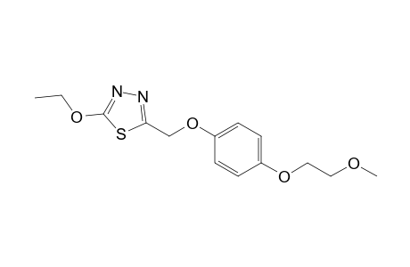 1,3,4-Thiadiazole, 2-ethoxy-5-[[4-(2-methoxyethoxy)phenoxy]methyl]-