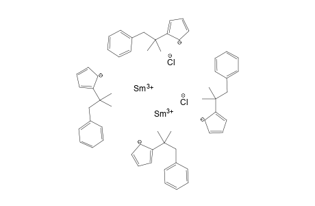 samarium(III) tetrakis(2-(2-methyl-1-phenylpropan-2-yl)cyclopenta-2,4-dien-1-ide) dichloride