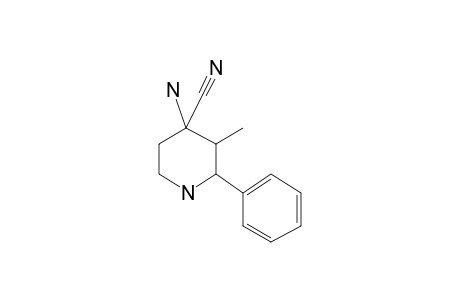 4-Amino-4-cyano-3-methyl-2-phenylpiperidine