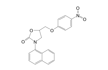 3-(1-Naphthyl)-5-(p-nitrophenoxymethyl)-2-oxazolidone