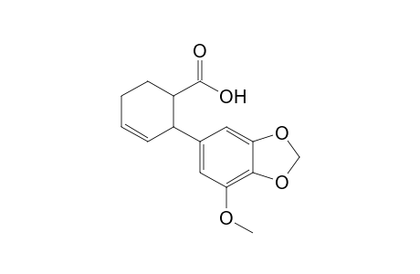 2-(7-Methoxybenzo[1,3]dioxol-5-yl)cyclohex-3-enecarboxylic acid