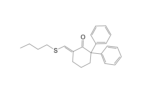 Cyclohexanone, 6-[(butylthio)methylene]-2,2-diphenyl-