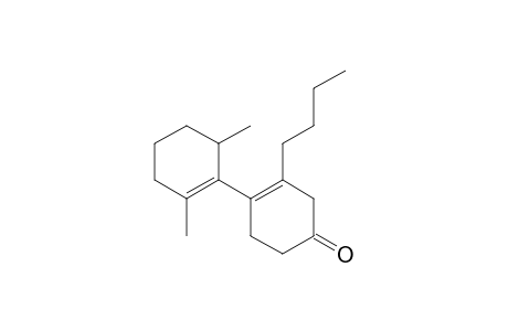 3-Butyl-4-(2,6-dimethylcyclohex-1-enyl)cyclohex-3-enone