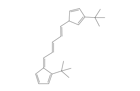 (E/Z)-2-tert0butyl-6-[(E,E)-4-(3/4-tert-butylcyclopentadienyl)-1,3-brtadienyl]pentafulvene