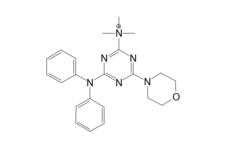 Trimethyl-[4-(4-morpholinyl)-6-(N-phenylanilino)-1,3,5-triazin-2-yl]ammonium