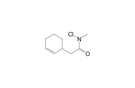 N-methyl-N-chloro-2(2-cyclohexen-1-yl)-acetamide