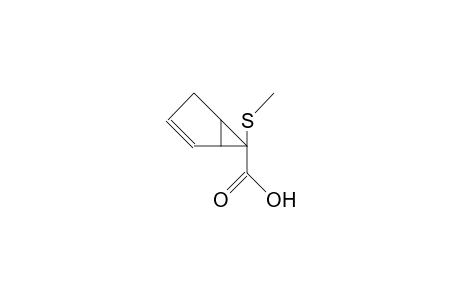 (1S*,5R*,6R*)-6-Methylthio-bicyclo(3.1.0)hex-2-ene-6-carboxylic acid