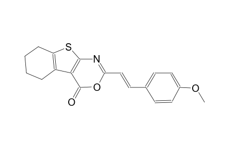 2-[(E)-2-(4-methoxyphenyl)ethenyl]-5,6,7,8-tetrahydro-4H-[1]benzothieno[2,3-d][1,3]oxazin-4-one