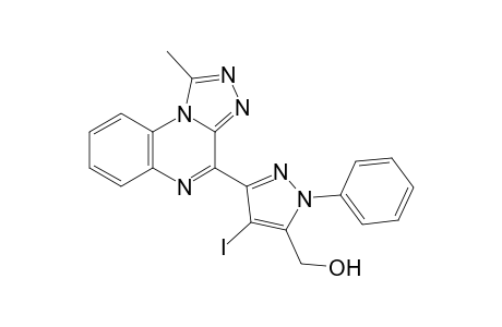 [4-Iodo-3-(1-methyl-[1,2,4]triazolo[4,3-a]quinoxalin-4-yl)-1-phenyl-1H-pyrazol-5-yl]methanol