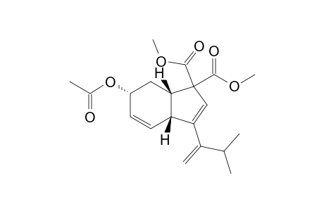 (1S,3R,6R)-Dimethyl 3-Acetoxy-7-(3-methylbuten-2-yl)bicyclo[4.3.0]nona-4,7-dien-9,9-dicarboxylate