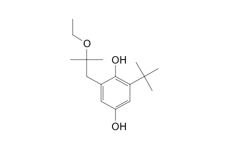 2-tert-BUTYL-6-(2-ETHOXY-2-METHYLPROPYL)HYDROQUINONE