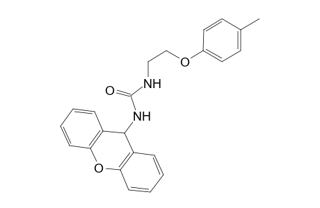1-[2-(4-methylphenoxy)ethyl]-3-(9H-xanthen-9-yl)urea