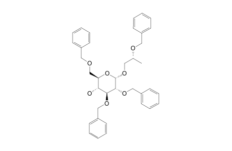 2-O-BENZYL-1-O-(2,3,6-TRI-O-BENZYL-ALPHA-D-GLUCOPYRANOSYL)-3-DEOXY-(2R)-GLYCEROL