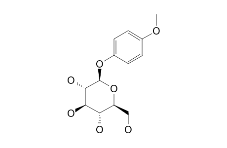 METHYLARBUTIN;4-METHOXYPHENYL-O-BETA-D-GLUCOPYRANOSIDE