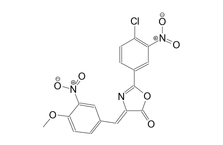 (4Z)-2-(4-chloro-3-nitrophenyl)-4-(4-methoxy-3-nitrobenzylidene)-1,3-oxazol-5(4H)-one
