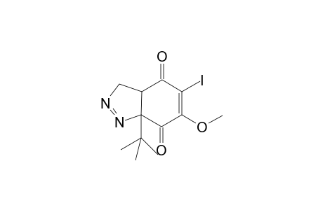 7a-tert-Butyl-3a,7a-dihydro-5-iodo-6-methoxy-3H-indazolequinone