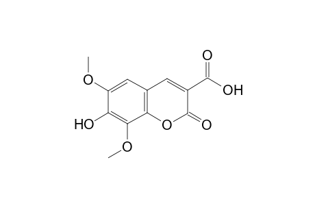 6,8-Dimethoxy-7-oxidanyl-2-oxidanylidene-chromene-3-carboxylic acid