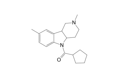 (Cyclopentyl)(2,8-dimethyl-1,2,3,4,4a,9b-hexahydropyrido[4,3-b]indol-5-yl)methanone