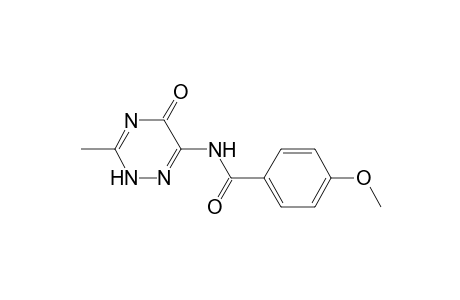 Benzamide, N-(2,5-dihydro-3-methyl-5-oxo-1,2,4-triazin-6-yl)-4-methoxy-