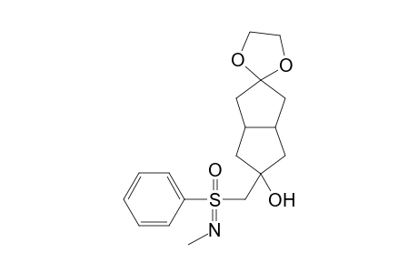 Hexahydro-5'-{(N-methyl-S-phenylsulfonimidoyl)methyl}]spiro[1,3-dioxolan-2,2'-(1'H)-pentalene]-5'-ol