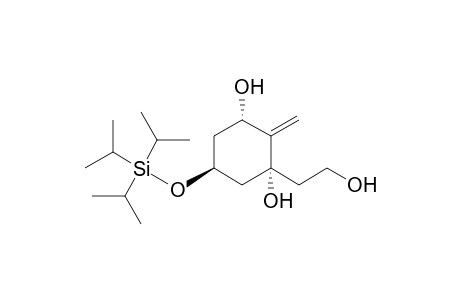 (1R,3S,5S)-1-(2-hydroxyethyl)-2-methylene-5-tri(propan-2-yl)silyloxycyclohexane-1,3-diol