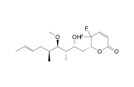 (6R)-5,5-Difluoro-6-[(2R,3S,4R,5S,E)-2-hydroxy-4-methoxy-3,5-dimethylnon-7-enyl]-5,6-dihydro-2H-pyran-2-one