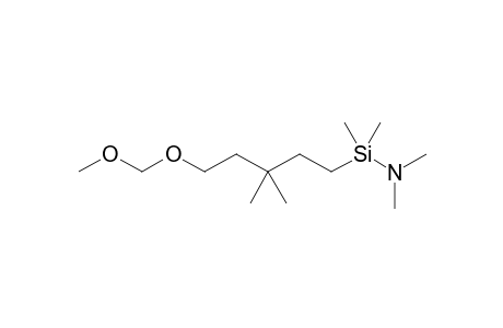 Dimethylamino(dimethyl)(5-methoxymethyloxy-3,3-dimethylpentyl)silane