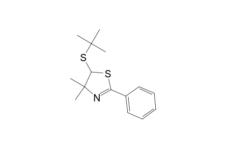 Thiazole, 5-[(1,1-dimethylethyl)thio]-4,5-dihydro-4,4-dimethyl-2-phenyl-