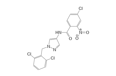 4-chloro-N-[1-(2,6-dichlorobenzyl)-1H-pyrazol-4-yl]-2-nitrobenzamide