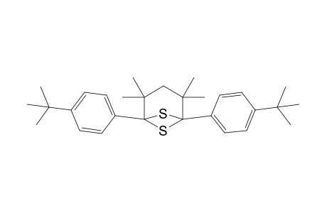 2,2,4,4-Tetramethyl-1,5-bis(4-t-butylphenyl)-6,7-dithiabicyclo[3.1.1]heptane