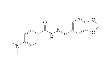 p-(dimethylamino)benzoic acid, piperonylidenehydrazide