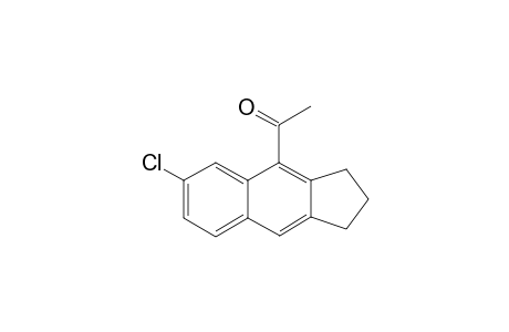 1-(6-Chloro-2,3-dihydro-1H-cyclopenta[b]naphthalen-4-yl)ethanone