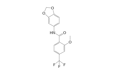 Benzamide, N-(1,3-benzodioxol-5-yl)-2-methoxy-4-(trifluoromethyl)-
