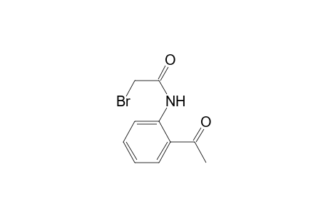 2-Bromanyl-N-(2-ethanoylphenyl)ethanamide