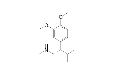 (2S)-2-(3,4-dimethoxyphenyl)-N,3-dimethyl-1-butanamine