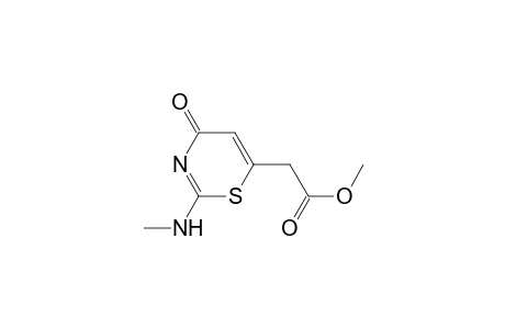 4H-1,3-Thiazine-6-acetic acid, 2-(methylamino)-4-oxo-, methyl ester