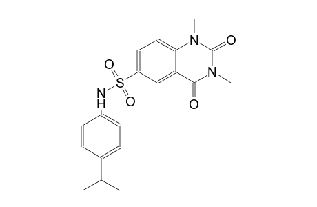 N-(4-isopropylphenyl)-1,3-dimethyl-2,4-dioxo-1,2,3,4-tetrahydro-6-quinazolinesulfonamide