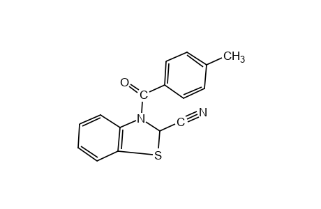 3-(p-toluoyl)-2-benzothiazolinecarbonitrile