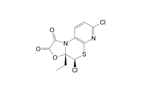 4,7-DICHLOROXAZOLIDINO-[3.2-F]-PYRIDO-[2.3-B]-1,4-THIAZONE