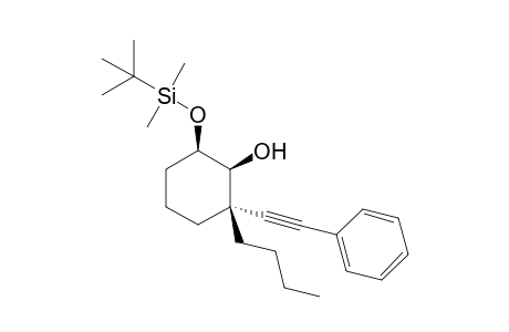 2-Butyl-6-((tert-Butyldimethylsilyl)oxy)-2-(phenylethynyl)cyclohexanol