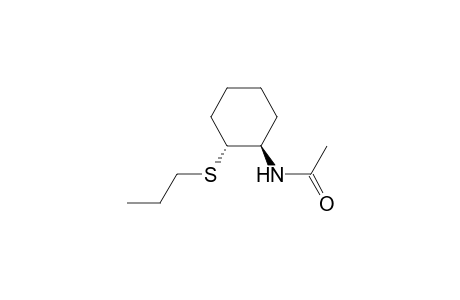 Acetamide, N-[2-(propylthio)cyclohexyl]-, trans-