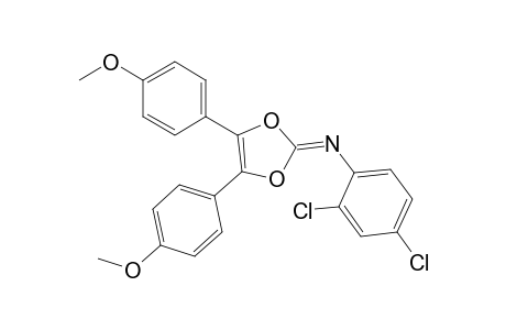 4,5-Bis(4-methoxyphenyl)-2-(2,4-dichlorophenylimino)-1,3-dioxole