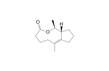 rac-(Z)-1,7-Dimethyl-5,6,8,9,10,10a-hexahydro-1H-cyclopenta[c]oxonin-3(4H)-one