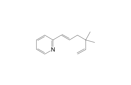 2-[(1E)-4,4-Dimethyl-1,5-hexadienyl]pyridine
