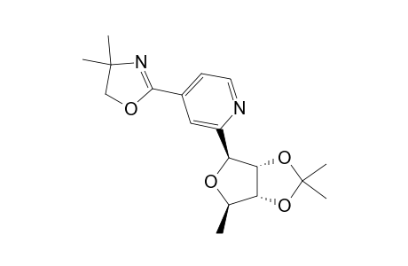 2-(5-DEOXY-2,3-O-ISOPROPYLIDENE-BETA-D-RIBOFURANOSYL)-4-(4,5-DIHYDRO-4,4-DIMETHYL-OXAZOL-2-YL)-PYRIDINE