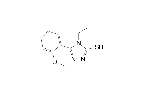 4-ethyl-5-(2-methoxyphenyl)-4H-1,2,4-triazol-3-yl hydrosulfide