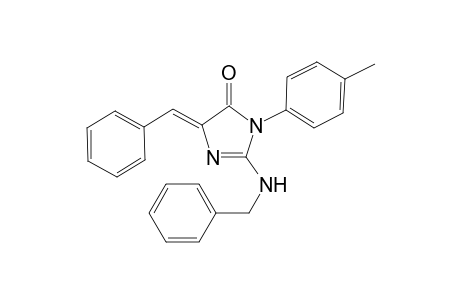 2-(benzylamino)-4-benzylidene-1-p-tolyl-1H-imidazol-5(4H)-one
