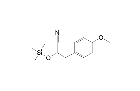 3-(4-Methoxyphenyl)-2-trimethylsilyloxy-propionitrile
