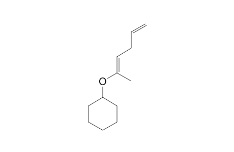 1-CYCLOHEXYLOXY-1-METHYL-1,4-PENTADIENE