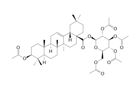 28-O-BETA-D-GLUCOPYRANOSYL-OLEANOLIC-ACID-PERACETATE